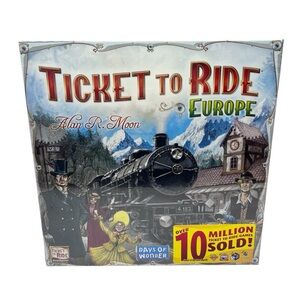 Ticket to Ride Europe Board Game Days of Wonder Strategy